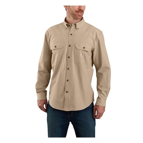 Carhartt Chemise Chambray | Chambray Beige Foncé | Choisissez La Taille