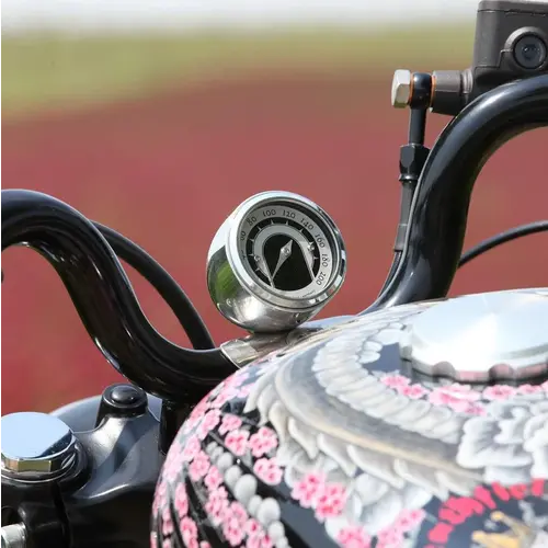 Motogadget Motoscope Tiny Speedster Schwarz Eloxiert