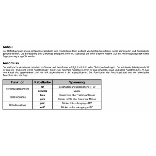 Motogadget mo.relay+ Relais clignotant pour boutons-poussoirs