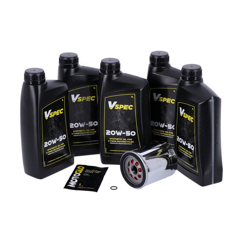Vspec Oil kit HD Softail 2018–2023 Synthetic Milwaukee-Eight (M8) Softail – 107 / 114 / 117
