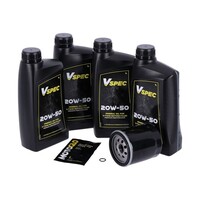 Vspec oil kit HD Touring 1999–2016 Mineral Engine type Trike 2009-2016