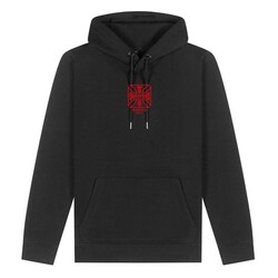 WCC ATX Cross Hoodie Black/Red - Heavyweight Cotton Blend with Iconic Logo