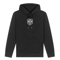 WCC ATX Cross Hoodie Black/White - Heavyweight Cotton Blend with Iconic Logo