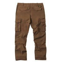 WCC CFL Cargo Pants Khaki Bruin - Duurzaam Katoenmengsel met Verstelbare Taillebanden