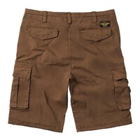 WCC CFL Cargo Shorts Khaki Brown - 97% Cotton, 3% Spandex for Extra Comfort
