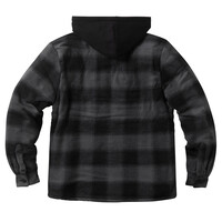 WCC Hell Bent Flannel Jacket Charcoal/Zwart met Sherpa Voering
