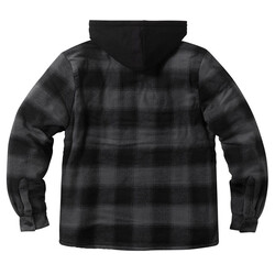 WCC Hell Bent Flannel Jacket Charcoal/Zwart
