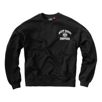 WCC Iron Oversized Sweatshirt Noir - Confort Optimal avec Impression 3D du Logo