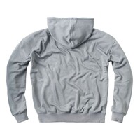 WCC Iron Oversized Hoodie Gray - Heavyweight Zip Hoodie with Raglan Sleeves
