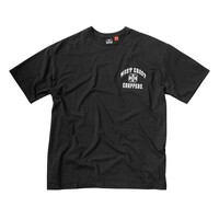 WCC Iron Oversized T-Shirt Black - Boxy Fit, 95% Cotton Blend