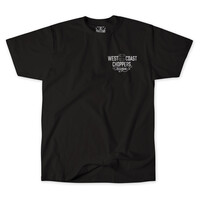 WCC Motorcycle T-Shirt Black/White - 100% Premium Cotton, Comfortable Fit