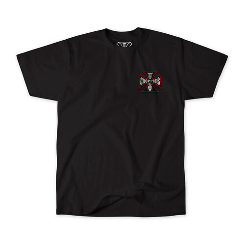 West Coast Choppers T-Shirt WCC Not Doing It Your Way Noir - 100% Coton, Logo Flamme Iconique