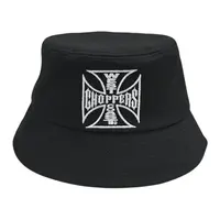 WCC OG Cross Bucket Hat Noir - 100% Coton avec Logo Brodé