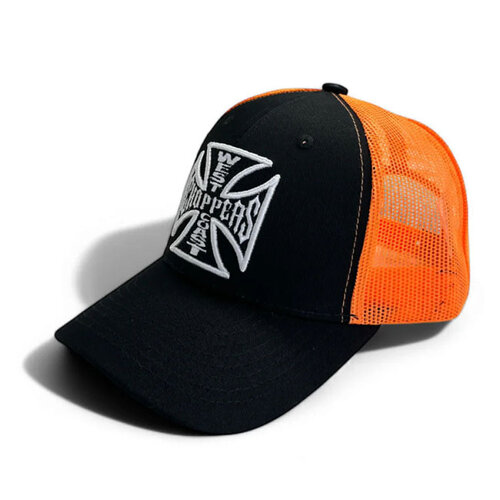 West Coast Choppers WCC OG Trucker Cap Black/Orange