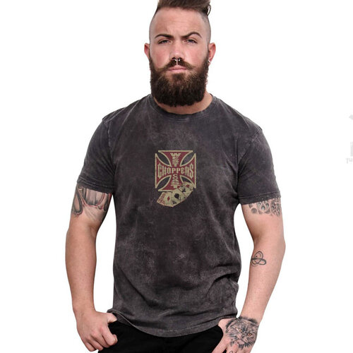 West Coast Choppers WCC Pay Up Sucker T-Shirt Vintage Black - Regular Fit Cotton