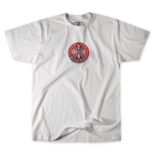 West Coast Choppers WCC Tank Logo T-Shirt White - 100% Cotton, Iconic Design