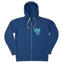 Anvil Zip Hoodie Bleu