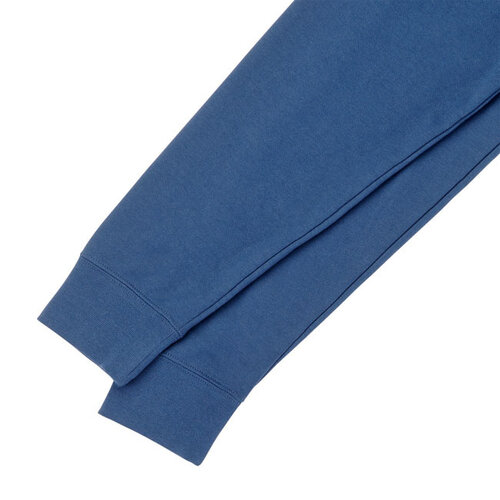 Biltwell Anvil Zip Hoodie Blau - Leichtgewicht 7.5oz Ring Spun Baumwolle mit Daumenlöchern