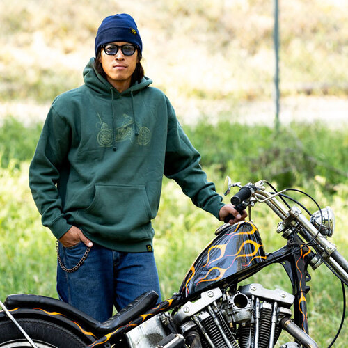 Biltwell Goods Beanie Navy - 97% Gerecycled Polyester, Klassiek Ontwerp