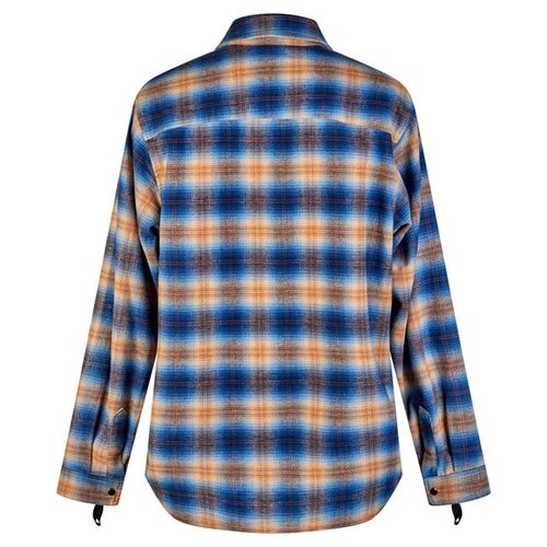 Biltwell HI Test Flannel Shirt Baja - Zware Katoen met RVS Drukkers