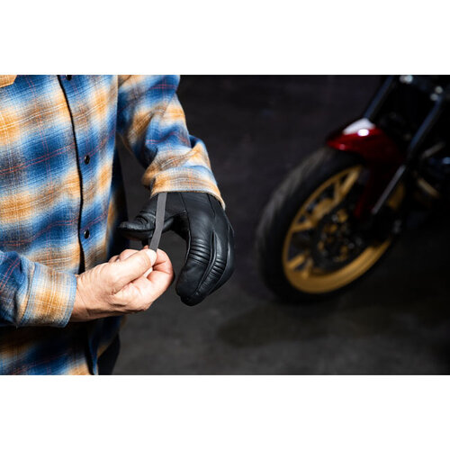 Biltwell HI Test Flannel Shirt Baja - Coton Lourd avec Boutons-Pression en Acier Inoxydable