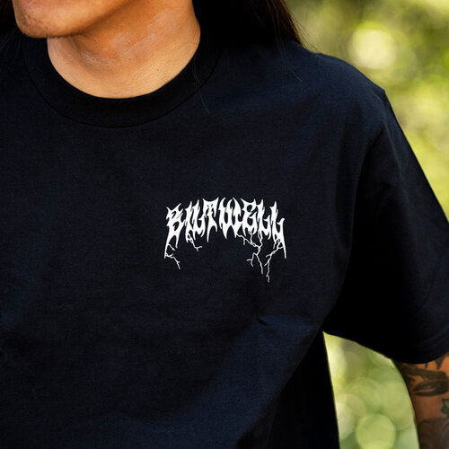 Biltwell Metal T-Shirt Zwart - 100% Voorgekrompen Katoen, Regular Fit