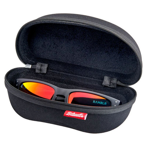 Biltwell Ramblr Sonnenbrille Rote Spiegel mit Stoßfesten Gläsern