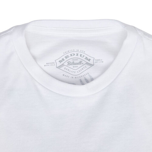 Biltwell Reaper T-Shirt Wit - 100% Katoen, Regular Fit