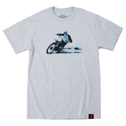 T-Shirt Roost Sporty Gray - 100% Coton Précuit, Coupe Regular Durable