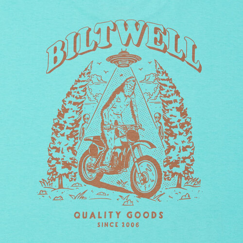 Biltwell Squatch T-Shirt Chalky Mint - 100% Cotton Regular Fit