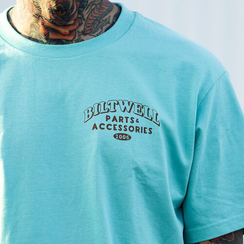 Biltwell Squatch T-Shirt Chalky Mint - 100% Baumwolle Regular Fit