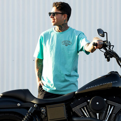 Biltwell Squatch T-Shirt Chalky Mint - 100% Katoen Regular Fit