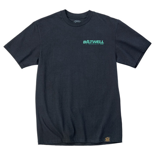 Biltwell Stepside T-Shirt Schwarz - 100% Vorbehandelte Baumwolle, Reguläre Passform