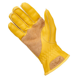 Work Gloves 2.0 Gold - 100% Ziegenleder Konstruktion mit Wildleder Handflächenschutz