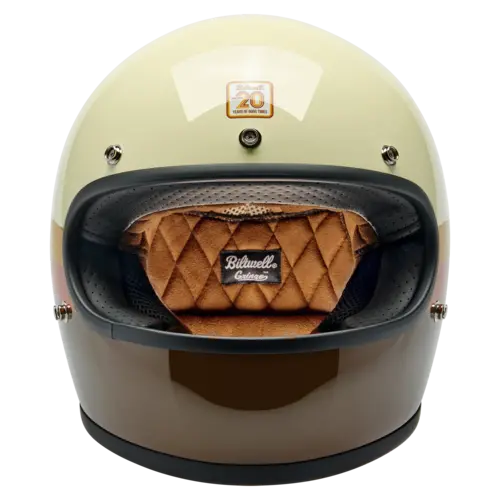 Biltwell Gringo Helmet 20th Anniversary - ECE R22.06 & DOT Certified, Lightweight ABS Shell