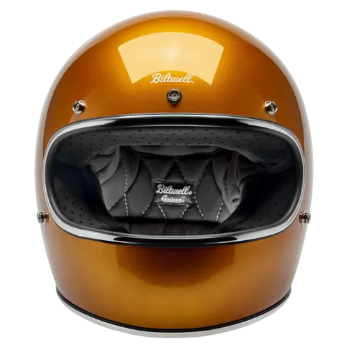 Biltwell Casque Gringo Metallic Sunburst - Certifié ECE R22.06 & DOT, Coque ABS Légère