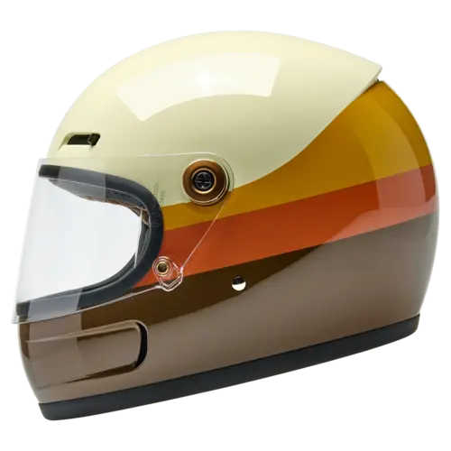 Biltwell Casque Gringo SV 20e Anniversaire - Coque ABS Légère, Vents Intégrés pour le Confort