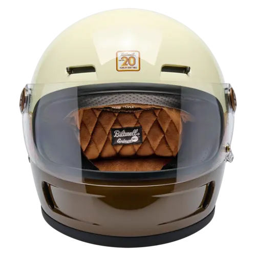 Biltwell Gringo SV Helmet 20th Anniversary - Lightweight ABS Shell, Integrated Vents for Comfort