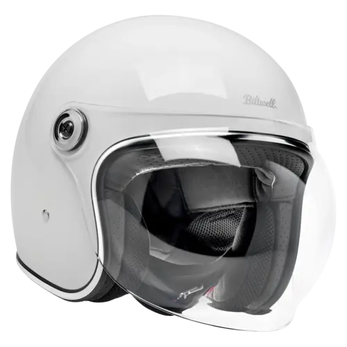 Biltwell Casque Ouvert Tahoe Blanc Brillant