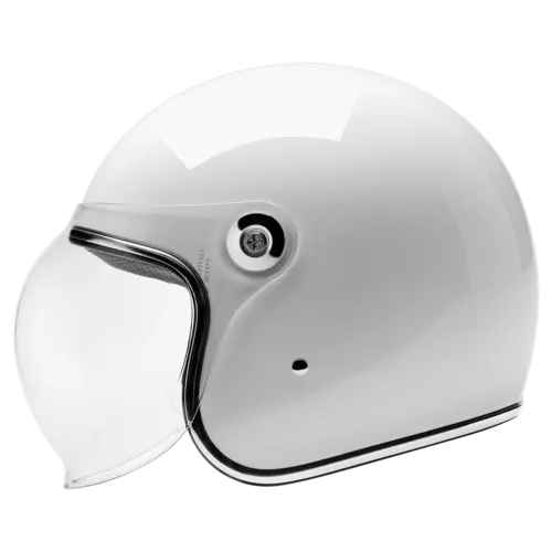 Biltwell Tahoe Open-Face Helmet Gloss White