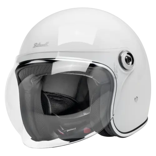 Biltwell Casque Ouvert Tahoe Blanc Brillant