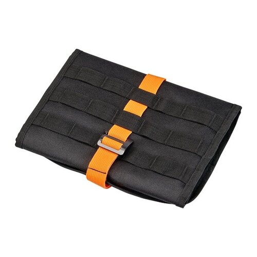 Biltwell Exfil-0 2.0 Tool Roll Black/Orange with MOLLE System and Rip-Stop Pockets