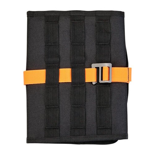 Biltwell Exfil-0 2.0 Tool Roll Black/Orange with MOLLE System and Rip-Stop Pockets