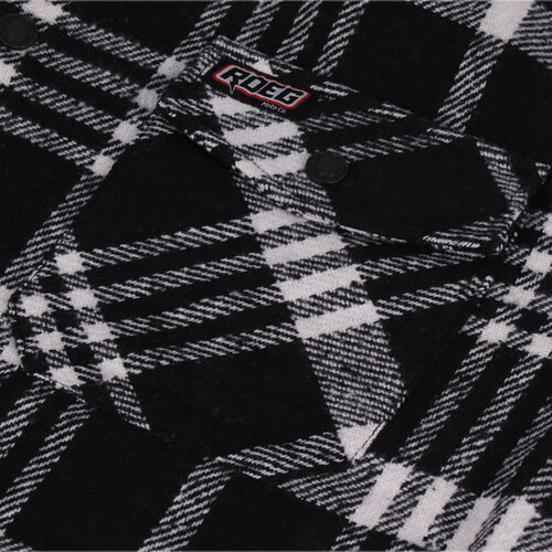 Roeg Chemise En Flanelle Blaze | Noir | Choisissez La Taille
