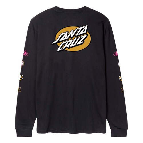 Santa Cruz Knibbs Cryptic Longsleeve Schwarz