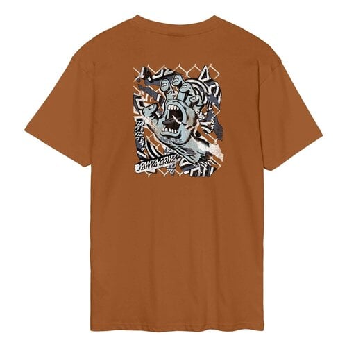 Santa Cruz Damaged Hand T-Shirt Rust