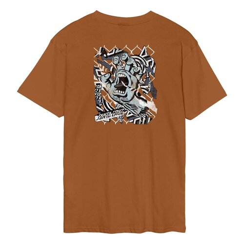 Santa Cruz T-shirt Damaged Hand Rust