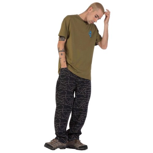 Santa Cruz T-shirt Poitrine Screaming Hand Deep Olive