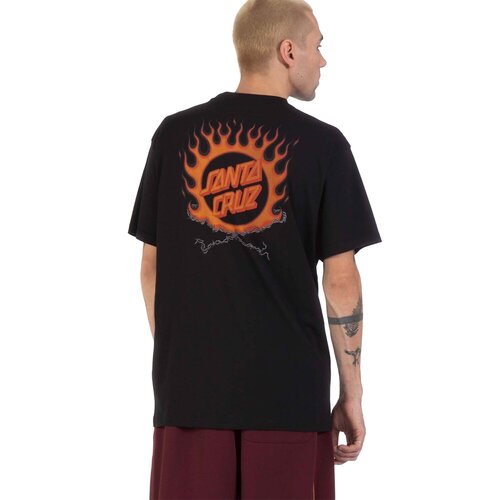 Santa Cruz Forging Dot T-Shirt Zwart
