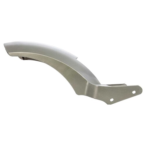 Rick's Motorcycles Garde-boue arrière pour pneu 240mm - Acier, non peint, avec clignotants LED et feu arrière intégrés